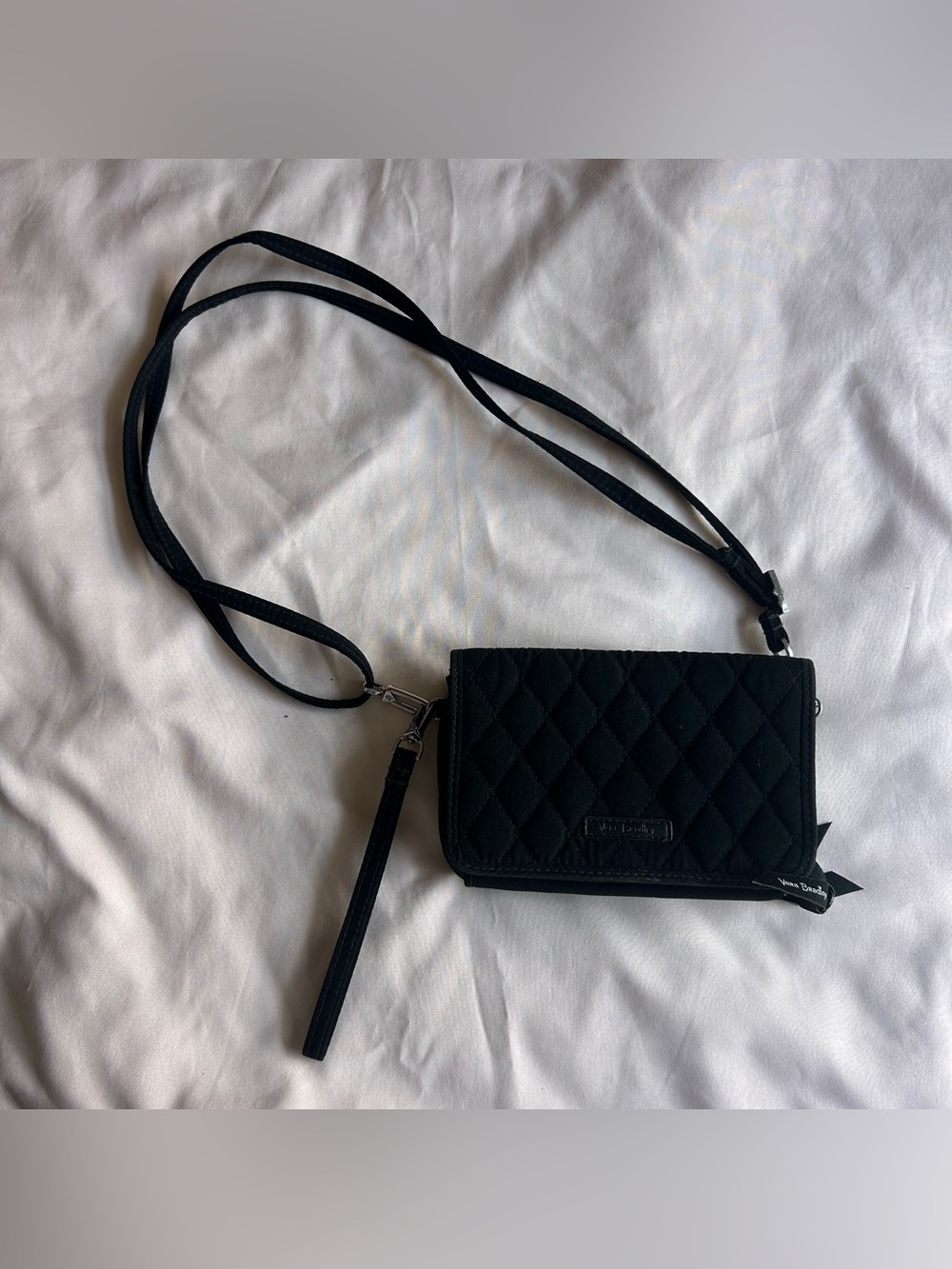 Vera Bradley Black Quilted Crossbody Bag